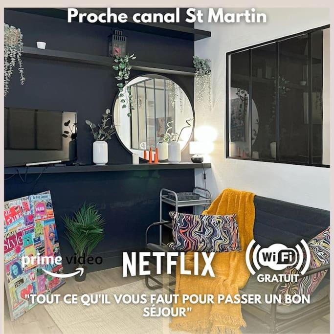 Cocon Urbain Proche Canal Saint-martin Appartement